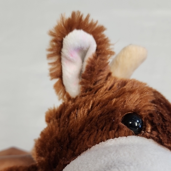 Plush Kid's Brown Soft Stuffed Animal Cow Toy - Picture 9 of 10